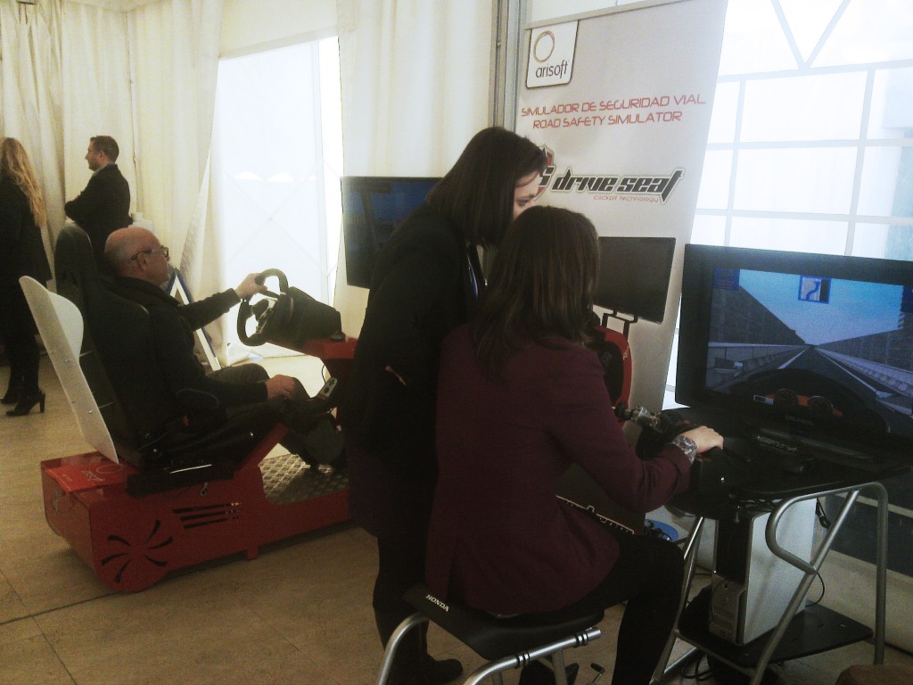 Expoformación 2014: simuladores de conducción de Arisoft