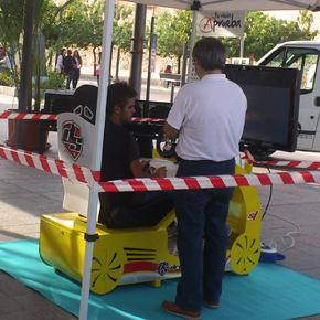 Universitarios de Murcia utilizan DRIVE SEAT 500ST en la campaña "Tu visión Aprueba"